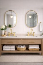 Luxus Gold-Waschtischarmatur – Klassische Bridge-Armatur mit Kreuzgriffen – Bild 2