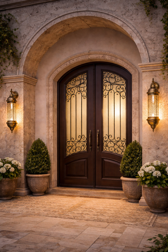 Marokkanische Messing-Wandlaternen (2er-Set) – Elegante Eingangs- & Türbeleuchtung – Bild 2