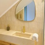 Handgefertigter marokkanischer Messing-Wandspiegel – unregelmäßige Form