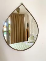 Handgefertigter marokkanischer Wandspiegel aus Messing – authentische Artisan-Dekoration – Bild 2