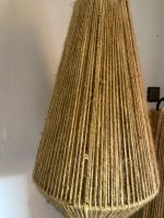 Set aus 2 handgeflochtenen Kordel-Pendelleuchten – konische Form – Bild 3