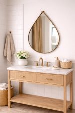 Handgefertigter marokkanischer Wandspiegel aus Messing – authentische Artisan-Dekoration