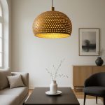 Handgefertigte Oxidierte Kupfer Dome Pendelleuchte – Vintage Look, Warmes Licht