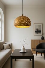 Handgefertigte Oxidierte Kupfer Dome Pendelleuchte – Vintage Look, Warmes Licht