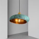 Handgefertigte Gealterte Kupfer Dome Pendelleuchte – Warme Patina, Kücheninsel & Esstisch – Bild 3
