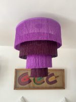 Marokkanische Hdoum-Fransen-Pendelleuchte – handgefertigte Statement-Lampe