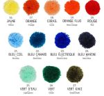 Geflochtener Wäschekorb mit Pompons – Boho Aufbewahrungskorb – Bild 3