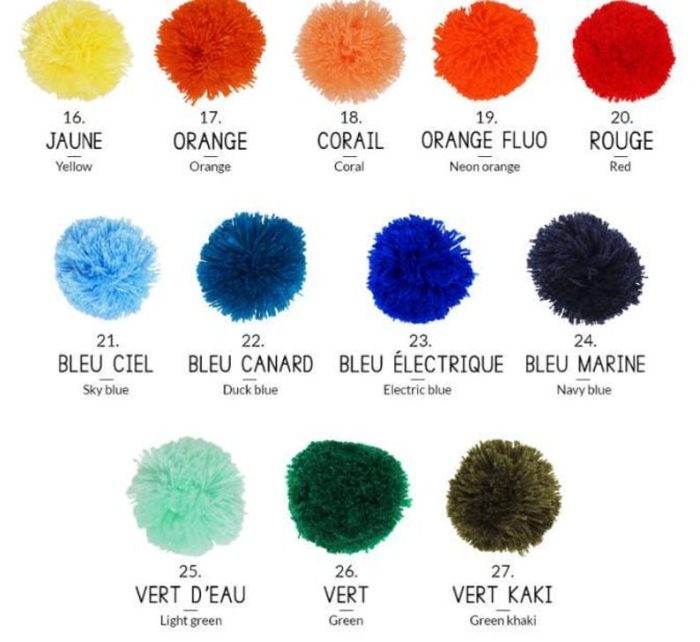 Geflochtener Wäschekorb mit Pompons – Boho Aufbewahrungskorb – Bild 3