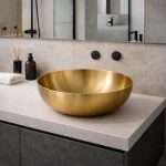 Handgefertigtes Antik-Kupfer Aufsatzwaschbecken – Oxidiertes Schwarz & Kupfer Patina