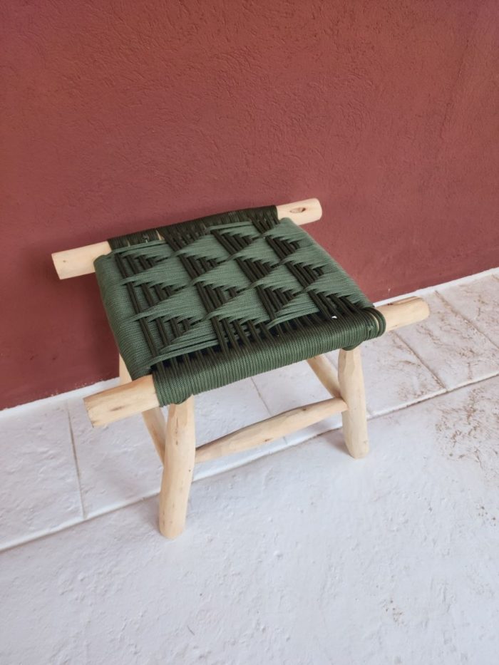 Small Handmade Bench handcrafted from solid wood for entryway, bedroom, and living room