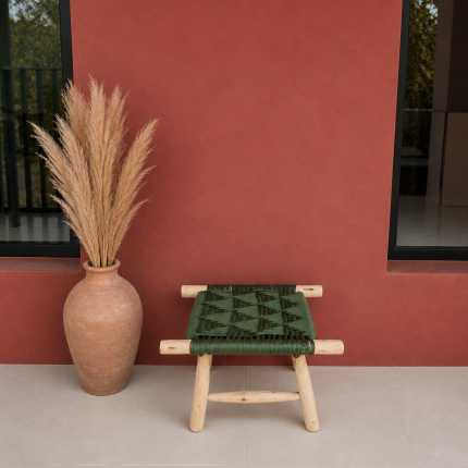 Small Handmade Bench handcrafted from solid wood for entryway, bedroom, and living room