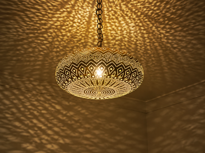 Brass chandelier handmade Moroccan pendant ceiling light