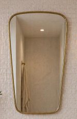 Tapered Brass Mirror handmade Moroccan brass frame